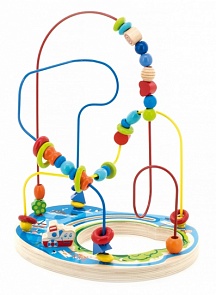 Деревянная игрушка – Лабиринт - Морское приключение (Игрушки из дерева, Д382)